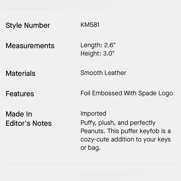 kate spade x snoopy puffer key charm (green) - Picture 8 of 8